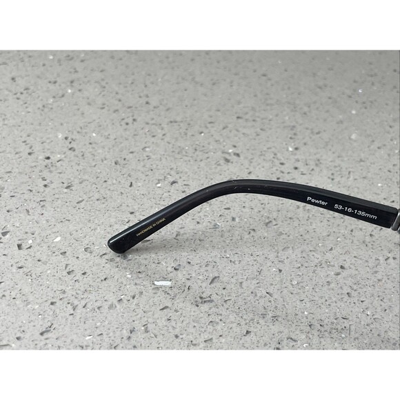 NICOLE MILLER Collection Eyeglasses FRAMES ONLY 53-16-135 Pewter Under Wraps
